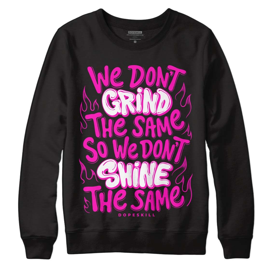 Dunk Low Active Fuchsia DopeSkill Sweatshirt Grind Shine Graphic