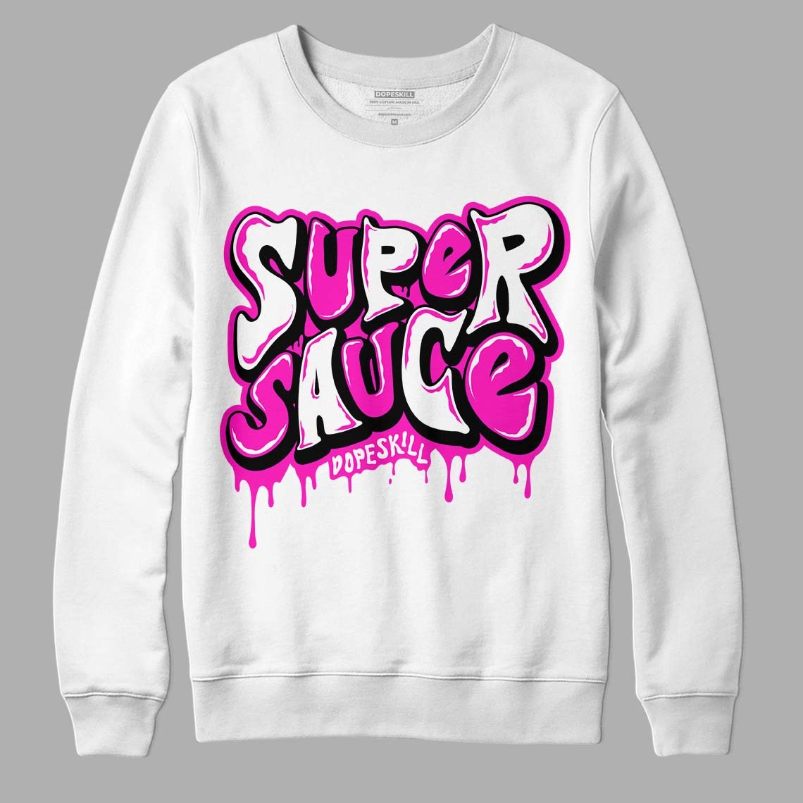 Dunk Low Active Fuchsia DopeSkill Sweatshirt Super Sauce Graphic