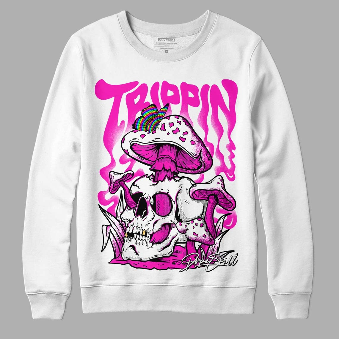 Dunk Low Active Fuchsia DopeSkill Sweatshirt Trippin Graphic