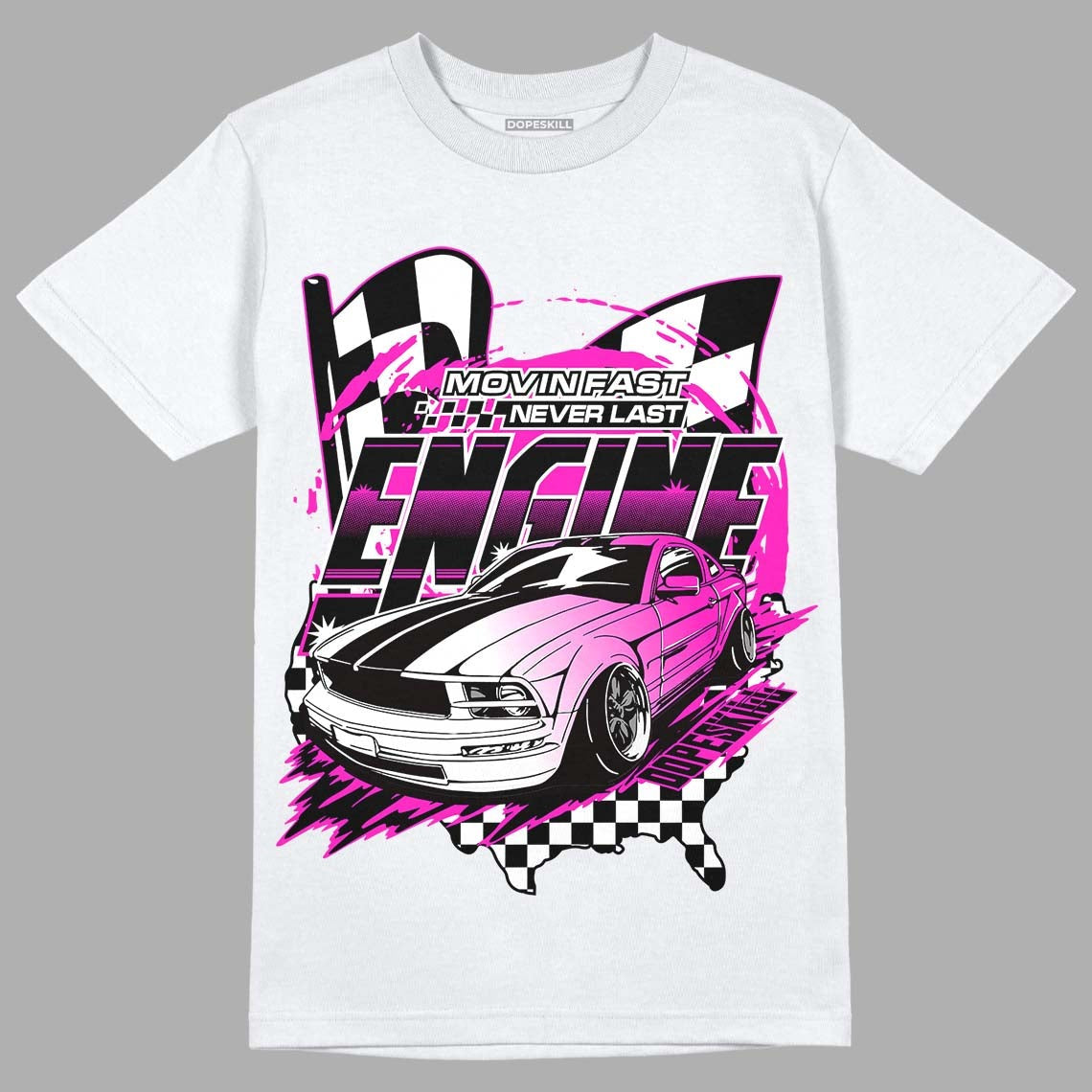 Dunk Low Active Fuchsia DopeSkill T-Shirt ENGINE Tshirt Graphic