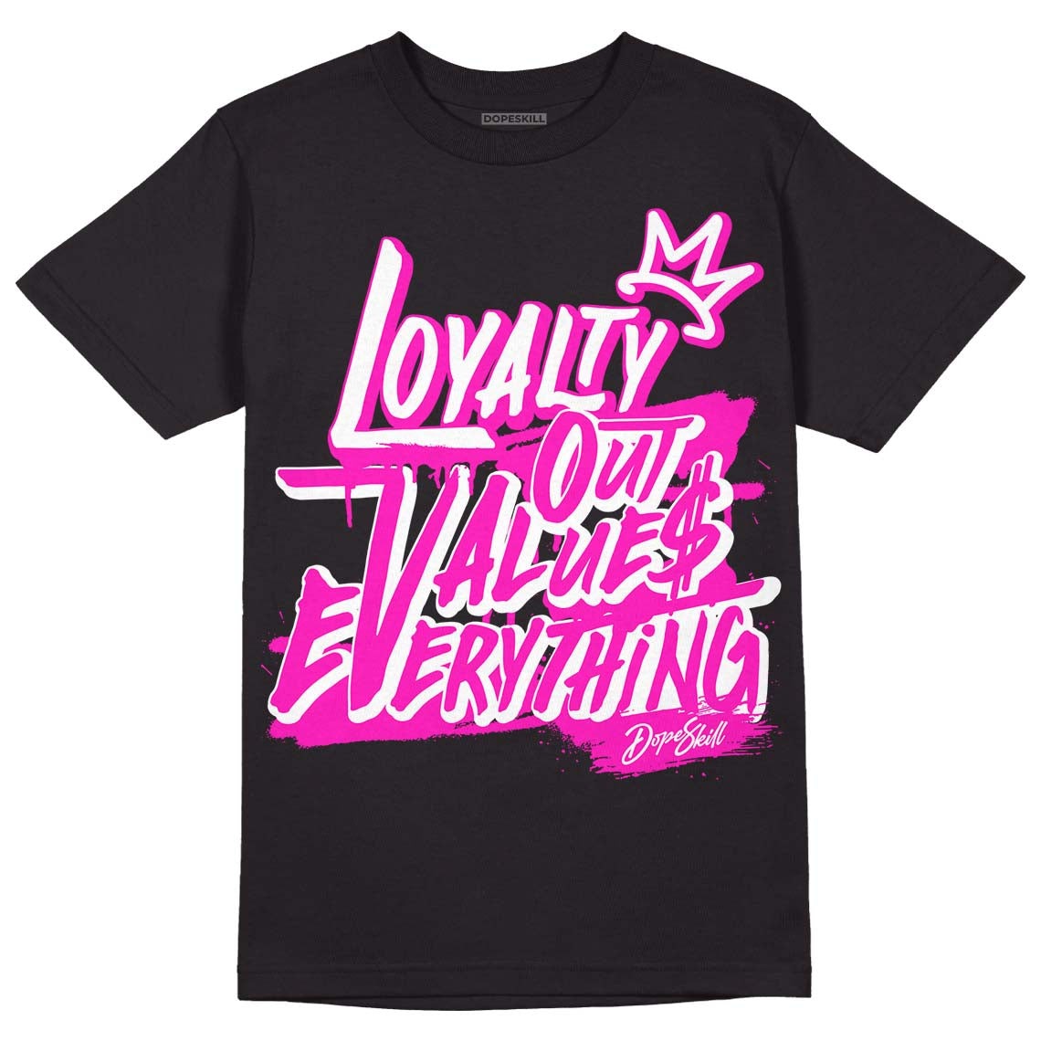 Dunk Low Active Fuchsia DopeSkill T-Shirt LOVE Graphic