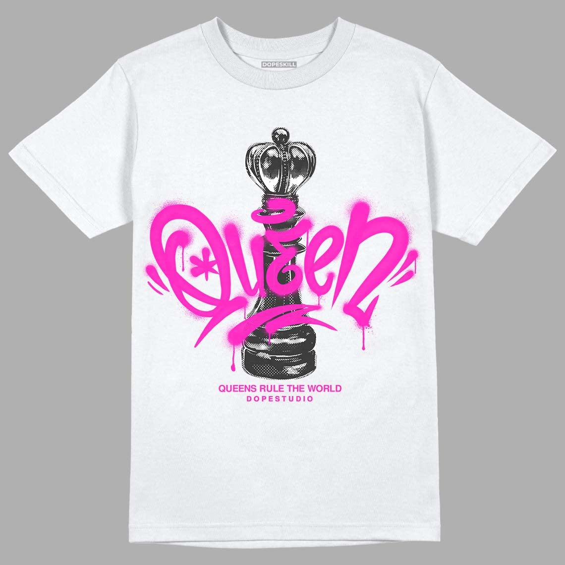 Dunk Low Active Fuchsia DopeSkill T-Shirt Queen Chess Graphic