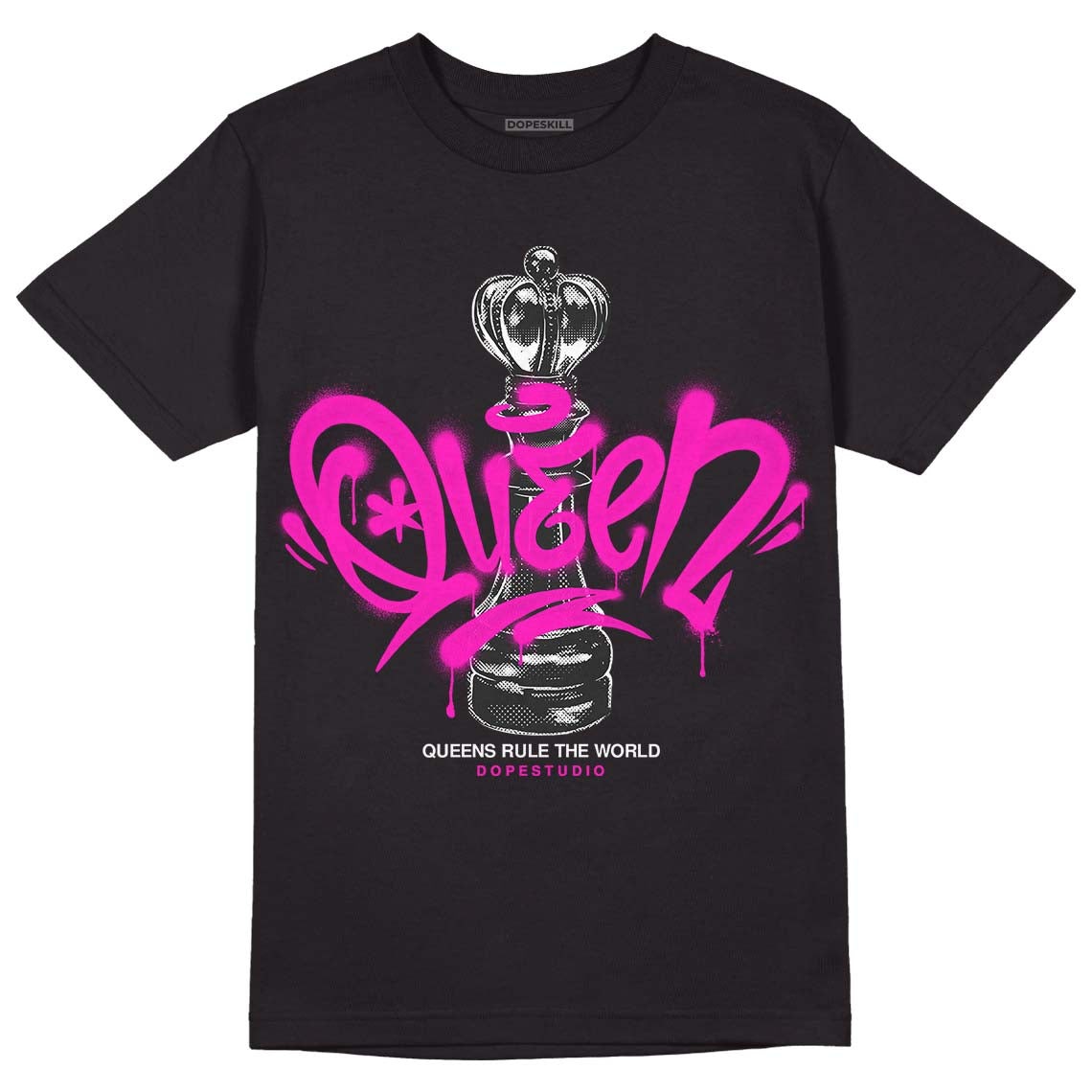 Dunk Low Active Fuchsia DopeSkill T-Shirt Queen Chess Graphic