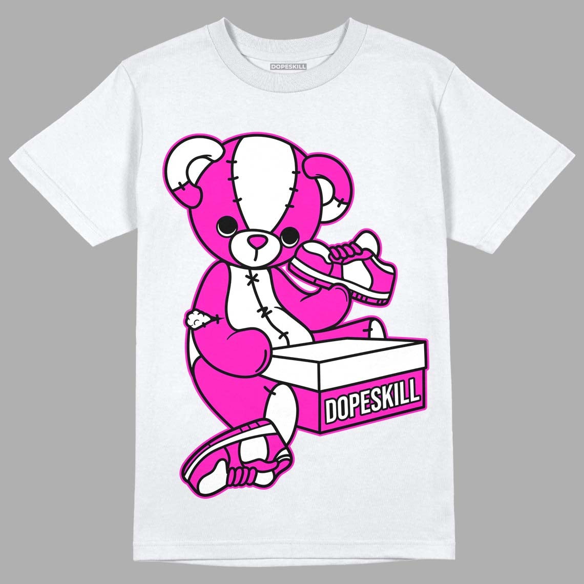 Dunk Low Active Fuchsia DopeSkill T-Shirt Sneakerhead BEAR Graphic