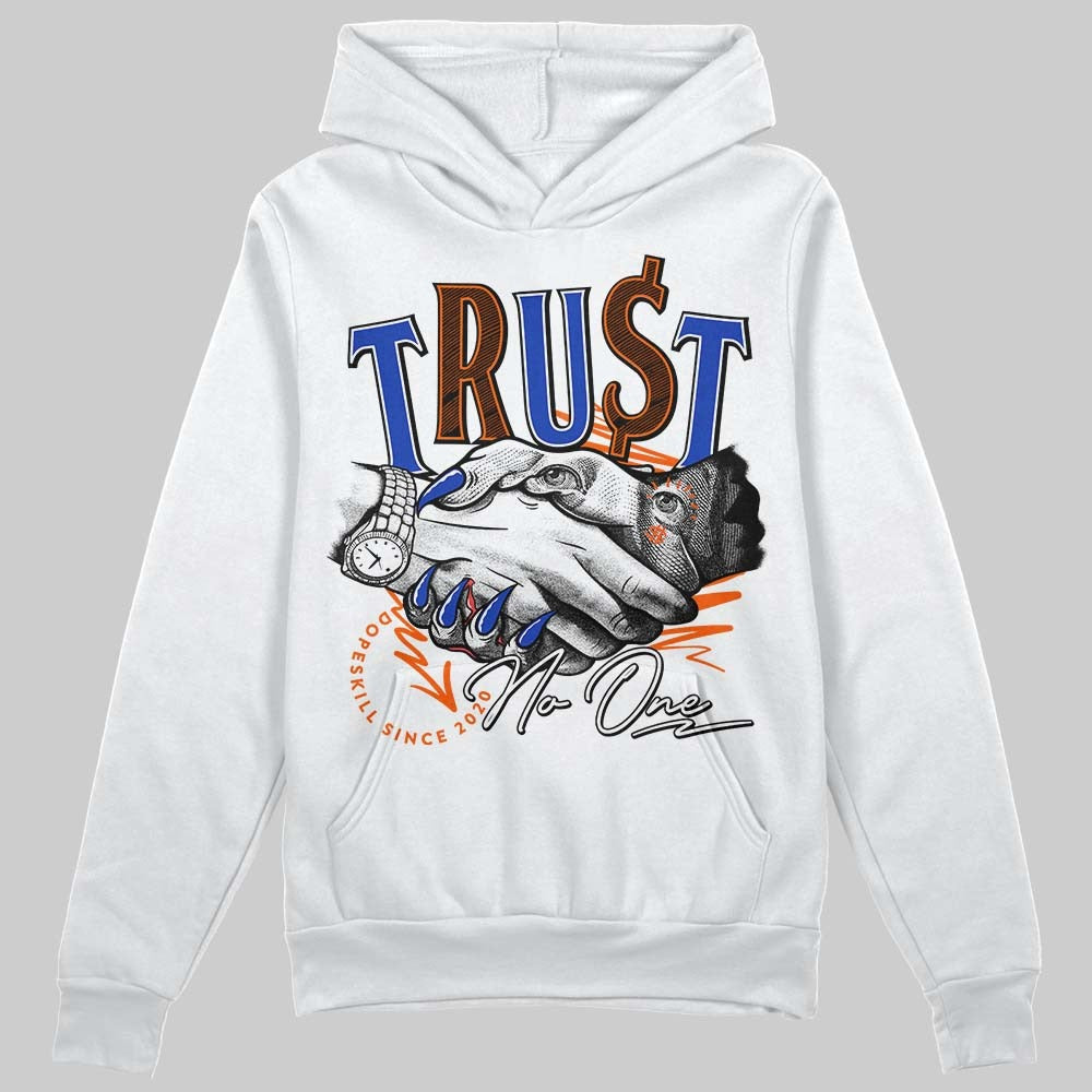 Dunk Low Futura Orange Blaze DopeSkill Hoodie Sweatshirt Trust No One Graphic