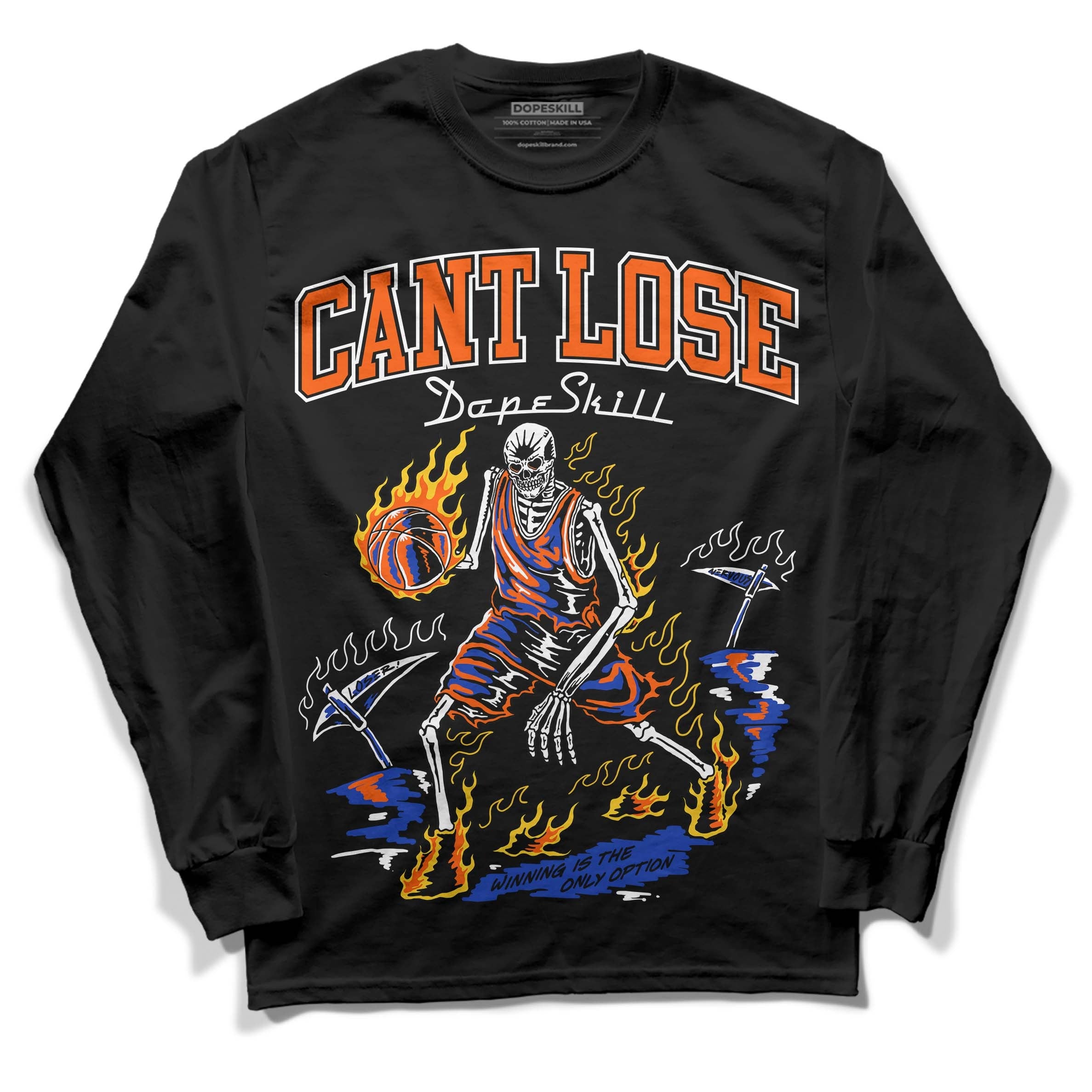 Dunk Low Futura Orange Blaze DopeSkill Long Sleeve T-Shirt Cant Lose Graphic