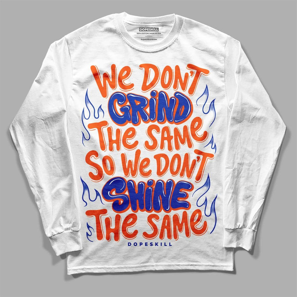 Dunk Low Futura Orange Blaze DopeSkill Long Sleeve T-Shirt Grind Shine Graphic