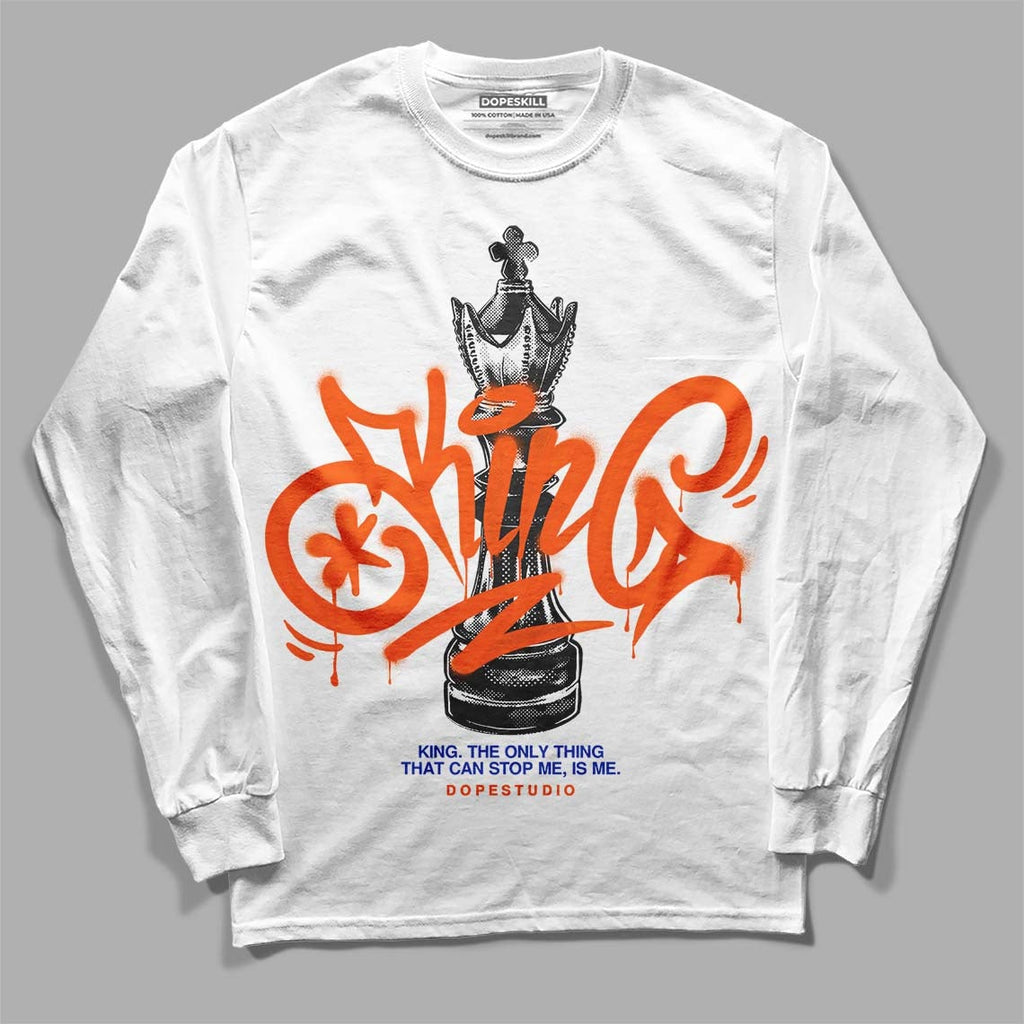 Dunk Low Futura Orange Blaze DopeSkill Long Sleeve T-Shirt King Chess Graphic