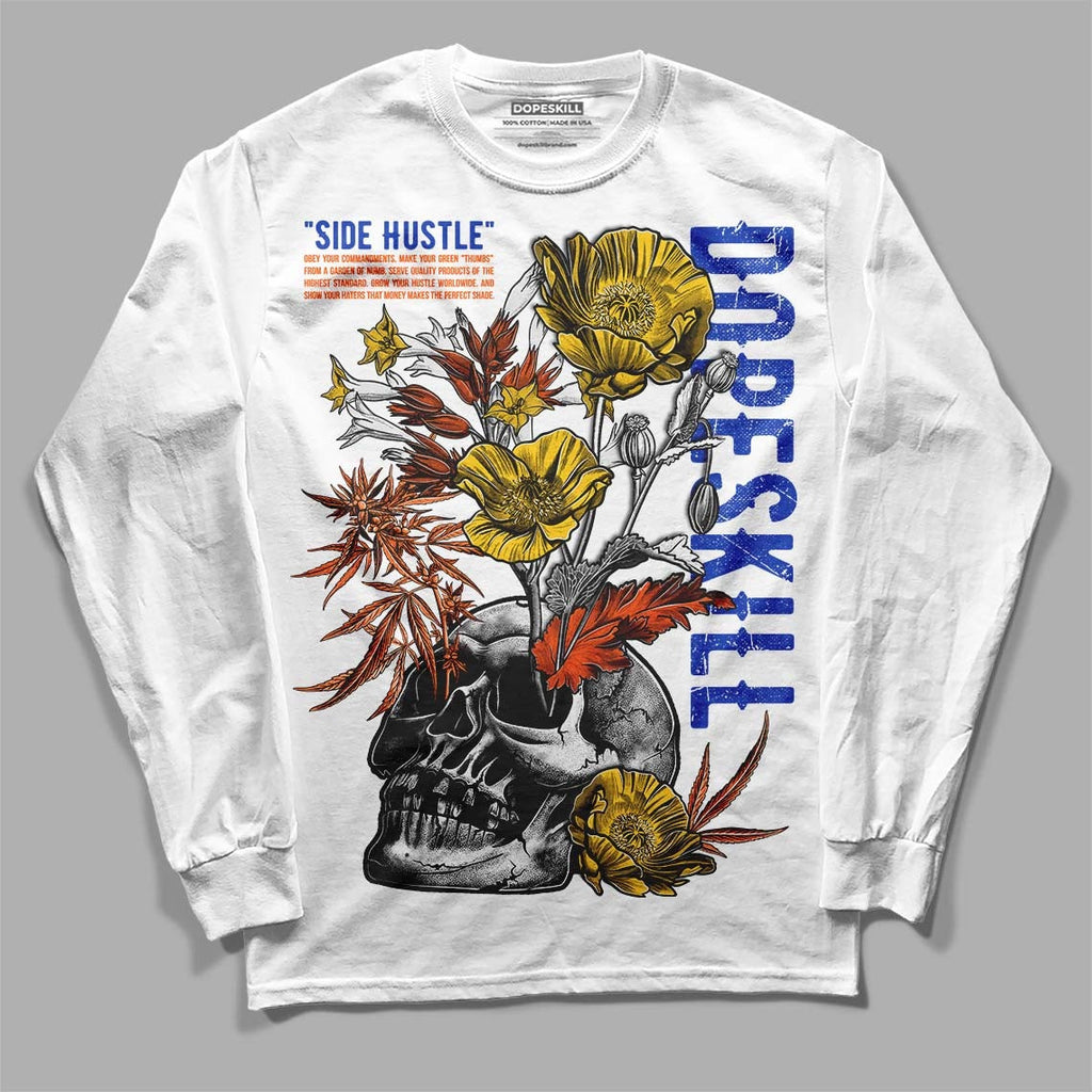 Dunk Low Futura Orange Blaze DopeSkill Long Sleeve T-Shirt Side Hustle Graphic