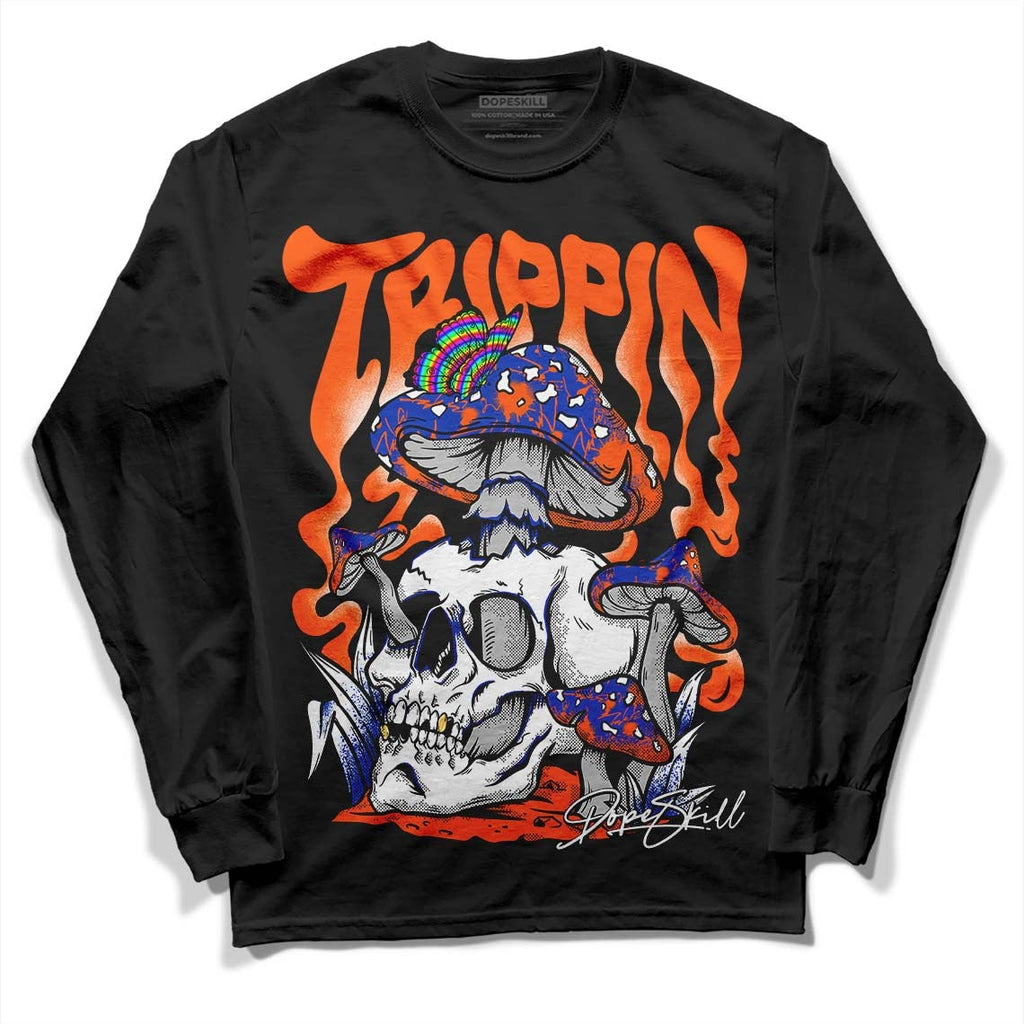 Dunk Low Futura Orange Blaze DopeSkill Long Sleeve T-Shirt Trippin Graphic