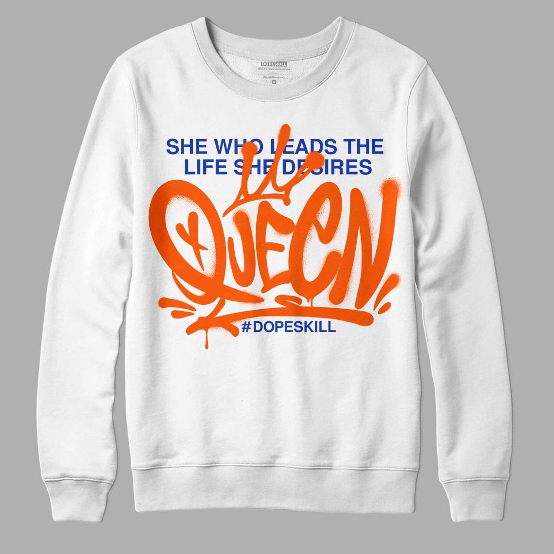 Dunk Low Futura Orange Blaze DopeSkill Sweatshirt Queen Graphic