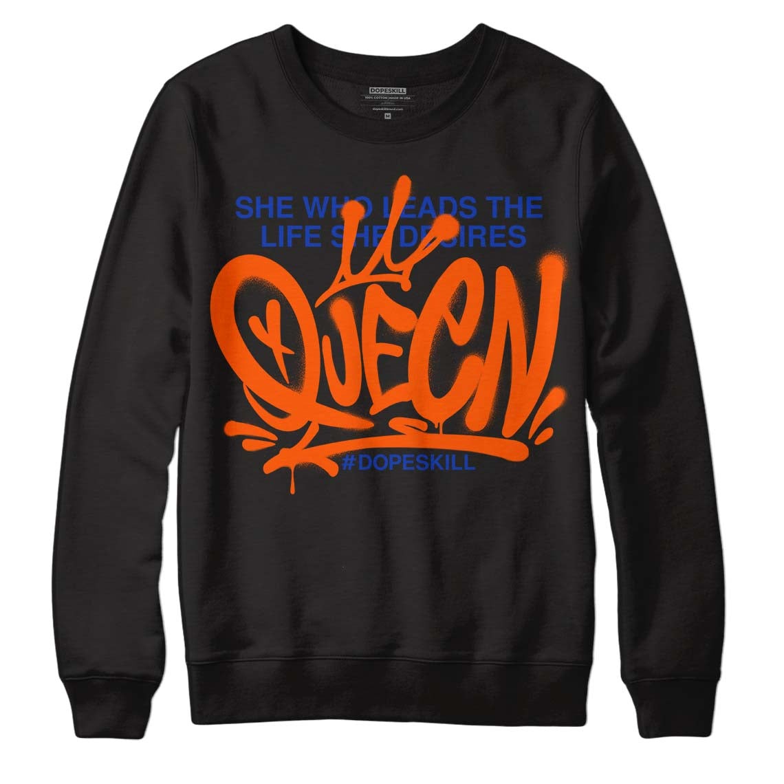 Dunk Low Futura Orange Blaze DopeSkill Sweatshirt Queen Graphic