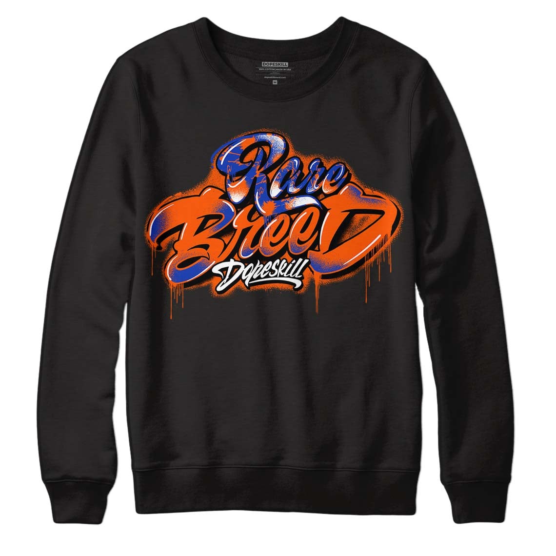 Dunk Low Futura Orange Blaze DopeSkill Sweatshirt Rare Breed Type Graphic