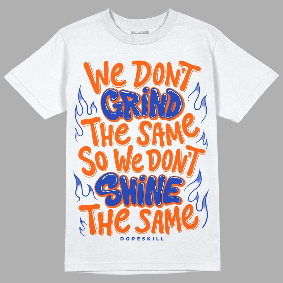 Dunk Low Futura Orange Blaze DopeSkill T-Shirt Grind Shine Graphic