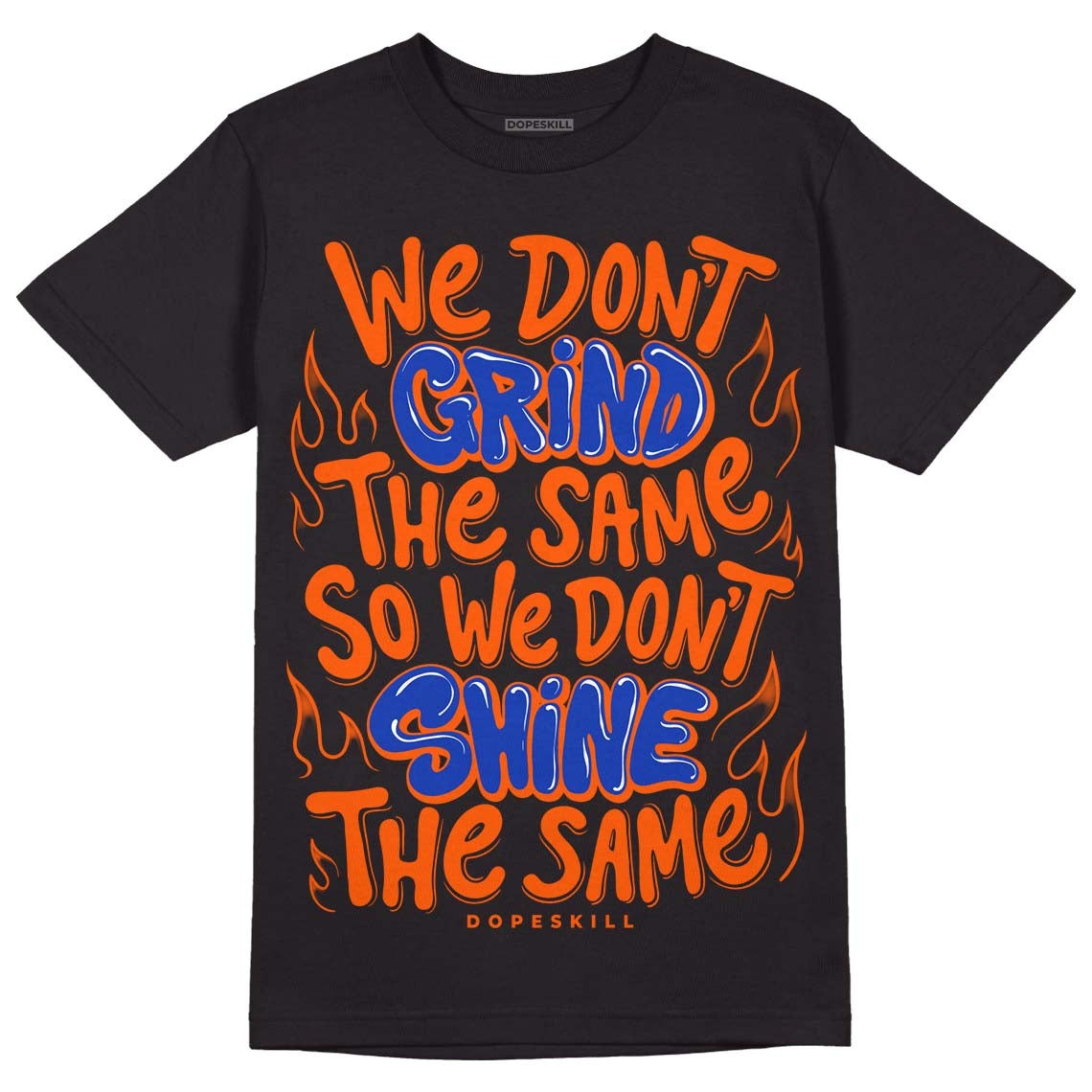 Dunk Low Futura Orange Blaze DopeSkill T-Shirt Grind Shine Graphic