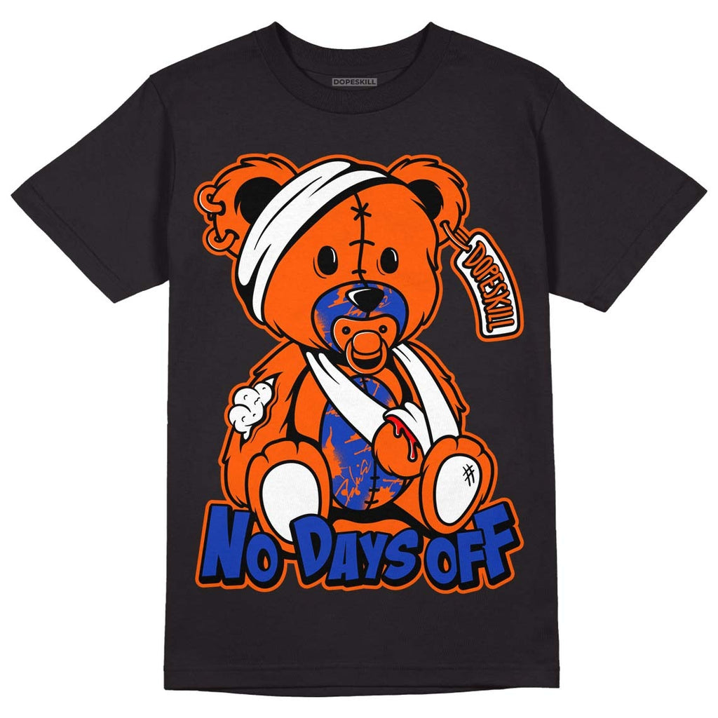 Dunk Low Futura Orange Blaze DopeSkill T-Shirt Hurt Bear Graphic