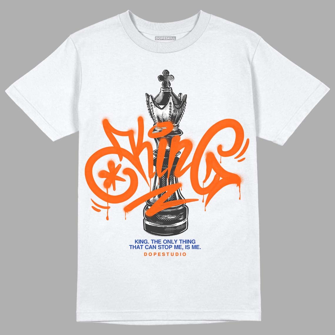 Dunk Low Futura Orange Blaze DopeSkill T-Shirt King Chess Graphic