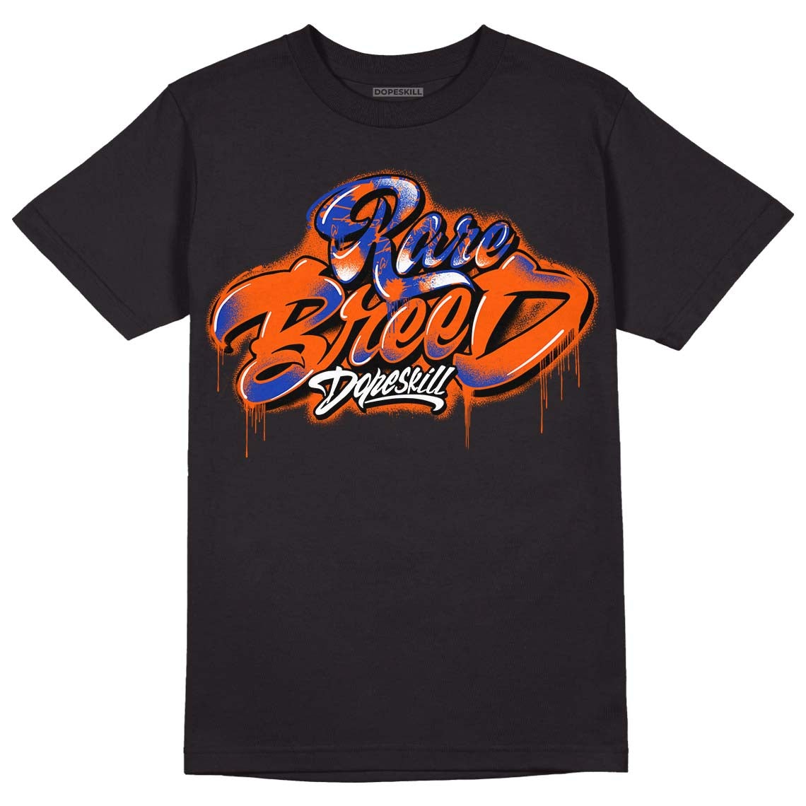 Dunk Low Futura Orange Blaze DopeSkill T-Shirt Rare Breed Type Graphic