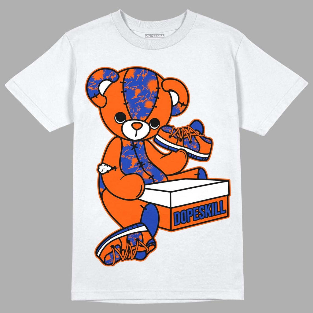 Dunk Low Futura Orange Blaze DopeSkill T-Shirt Sneakerhead BEAR Graphic