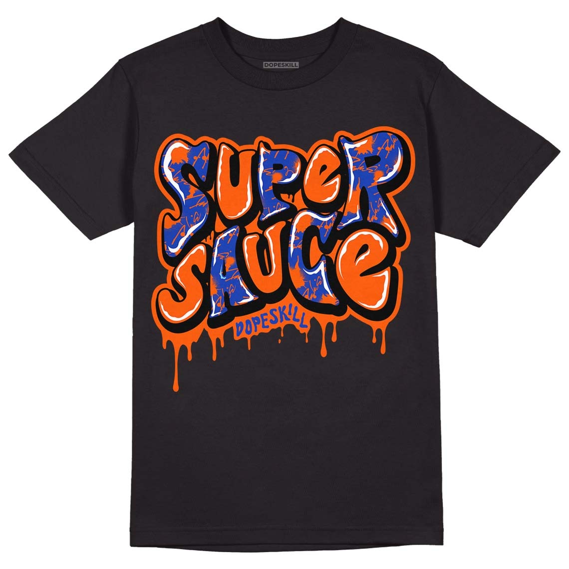 Dunk Low Futura Orange Blaze DopeSkill T-Shirt Super Sauce Graphic
