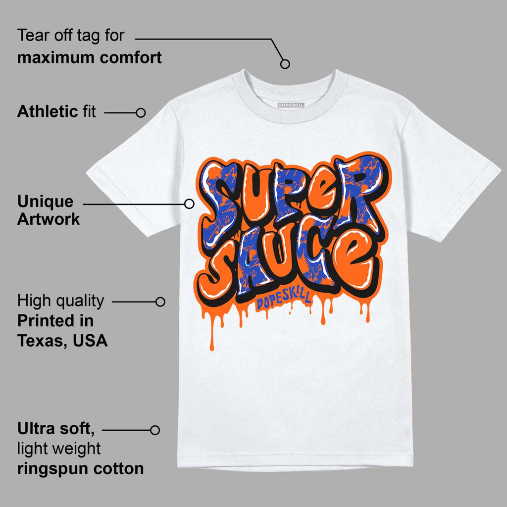 Dunk Low Futura Orange Blaze DopeSkill T-Shirt Super Sauce Graphic