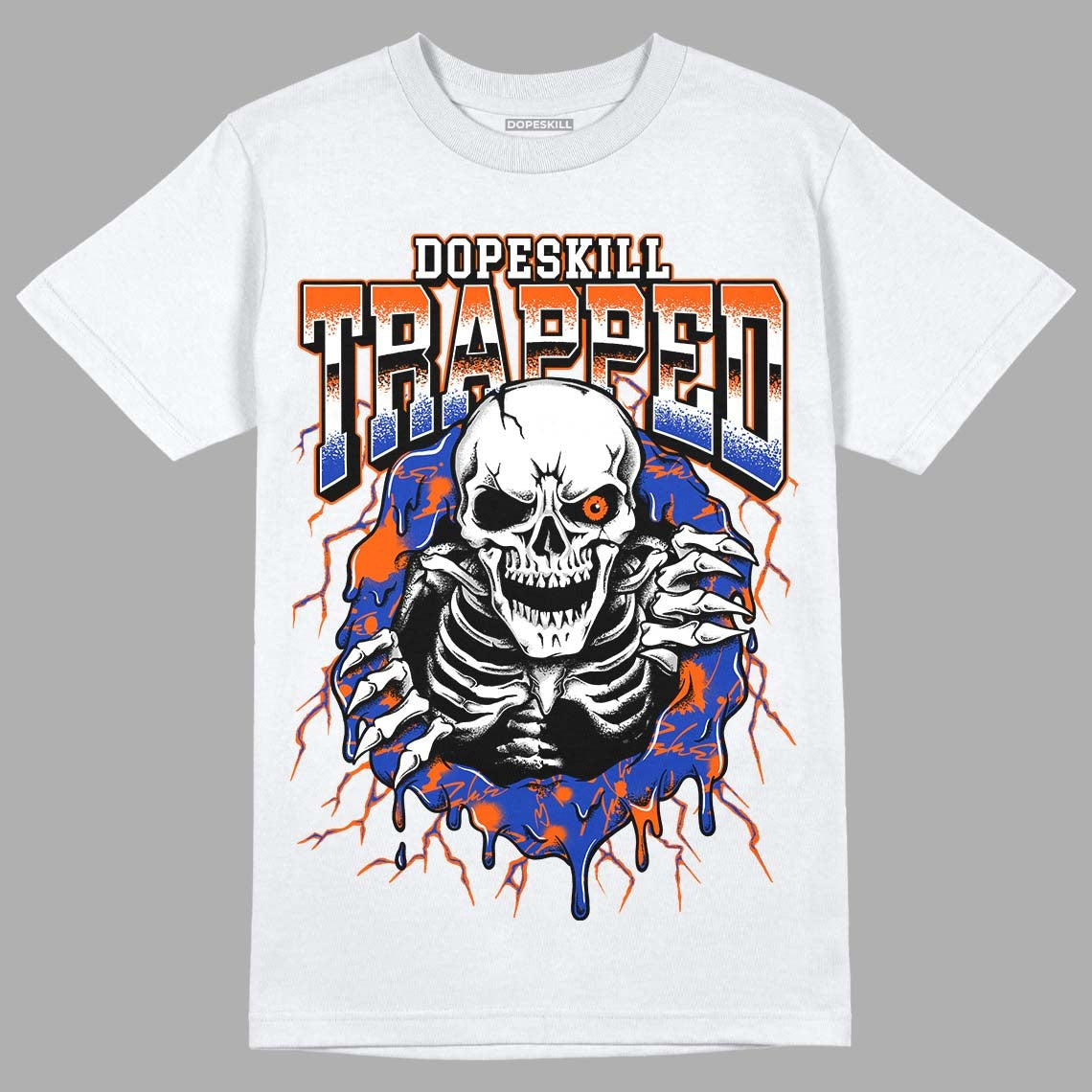 Dunk Low Futura Orange Blaze DopeSkill T-Shirt Trapped Halloween Graphic