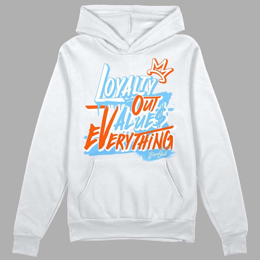 Dunk Low Futura University Blue DopeSkill Hoodie Sweatshirt LOVE Graphic