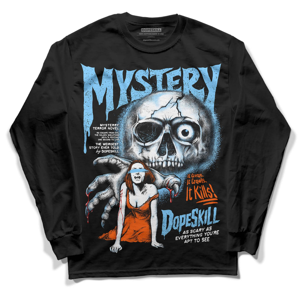 Dunk Low Futura University Blue DopeSkill Long Sleeve T-Shirt Mystery Ghostly Grasp Graphic