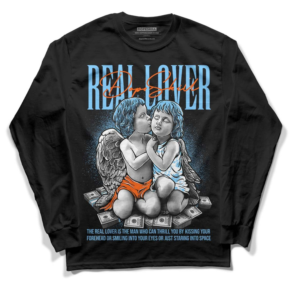 Dunk Low Futura University Blue DopeSkill Long Sleeve T-Shirt Real Lover Graphic