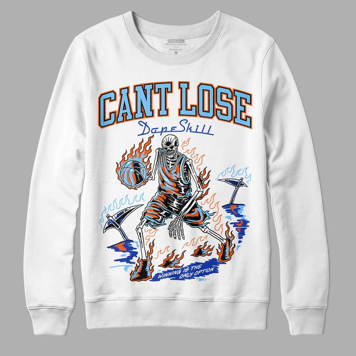 Dunk Low Futura University Blue DopeSkill Sweatshirt Cant Lose Graphic