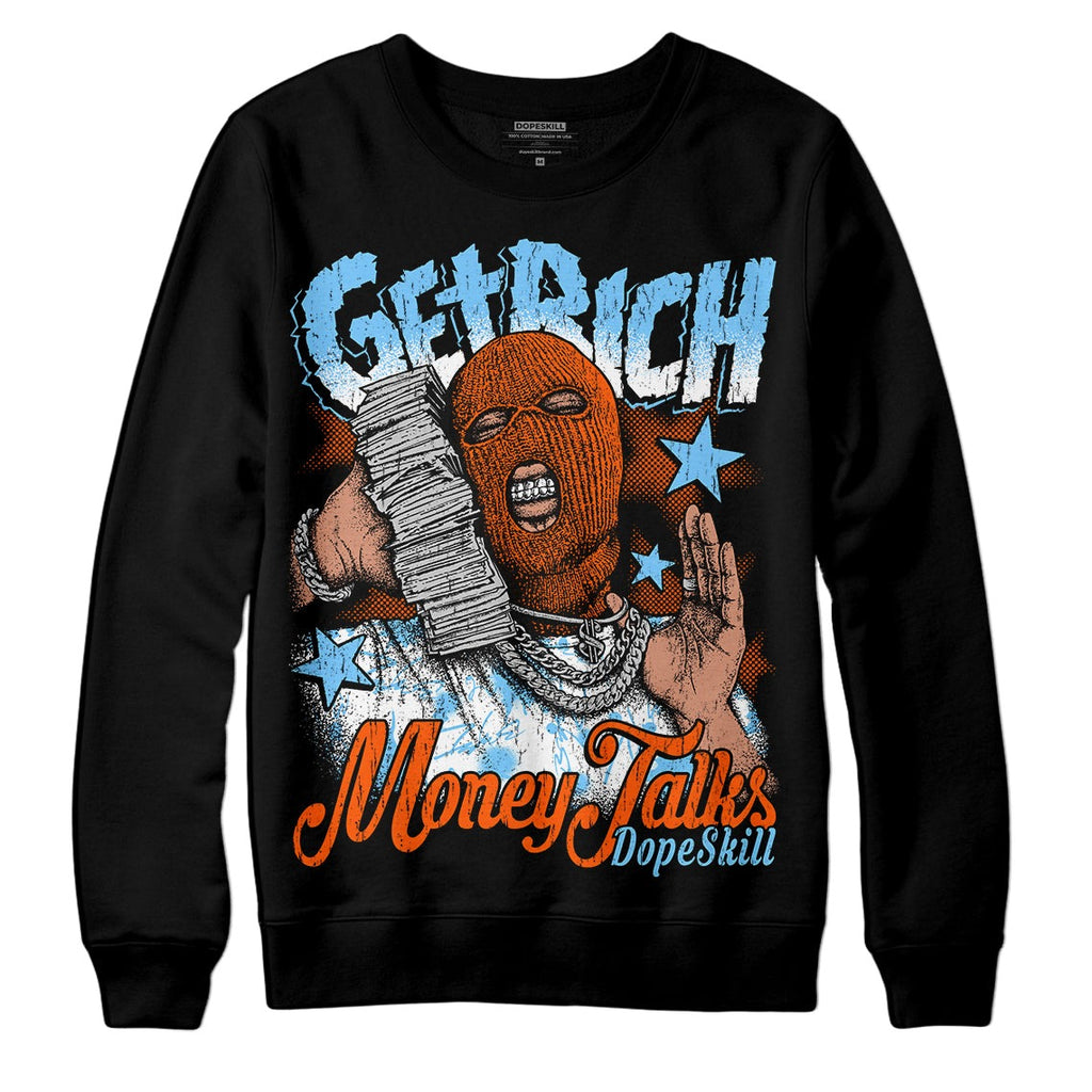 Dunk Low Futura University Blue DopeSkill Sweatshirt Get Rich Graphic