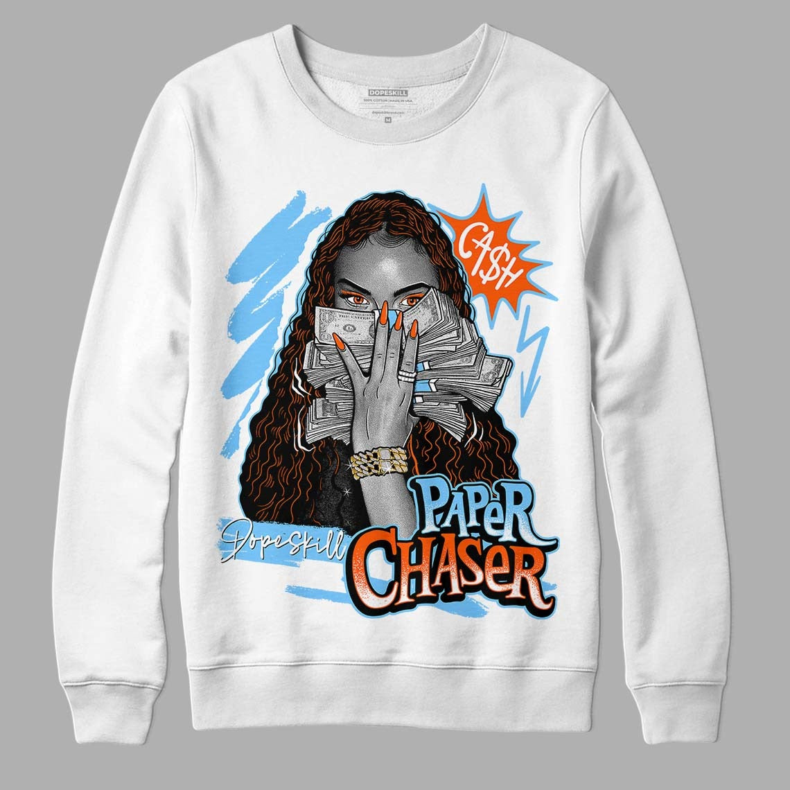 Dunk Low Futura University Blue DopeSkill Sweatshirt NPC Graphic