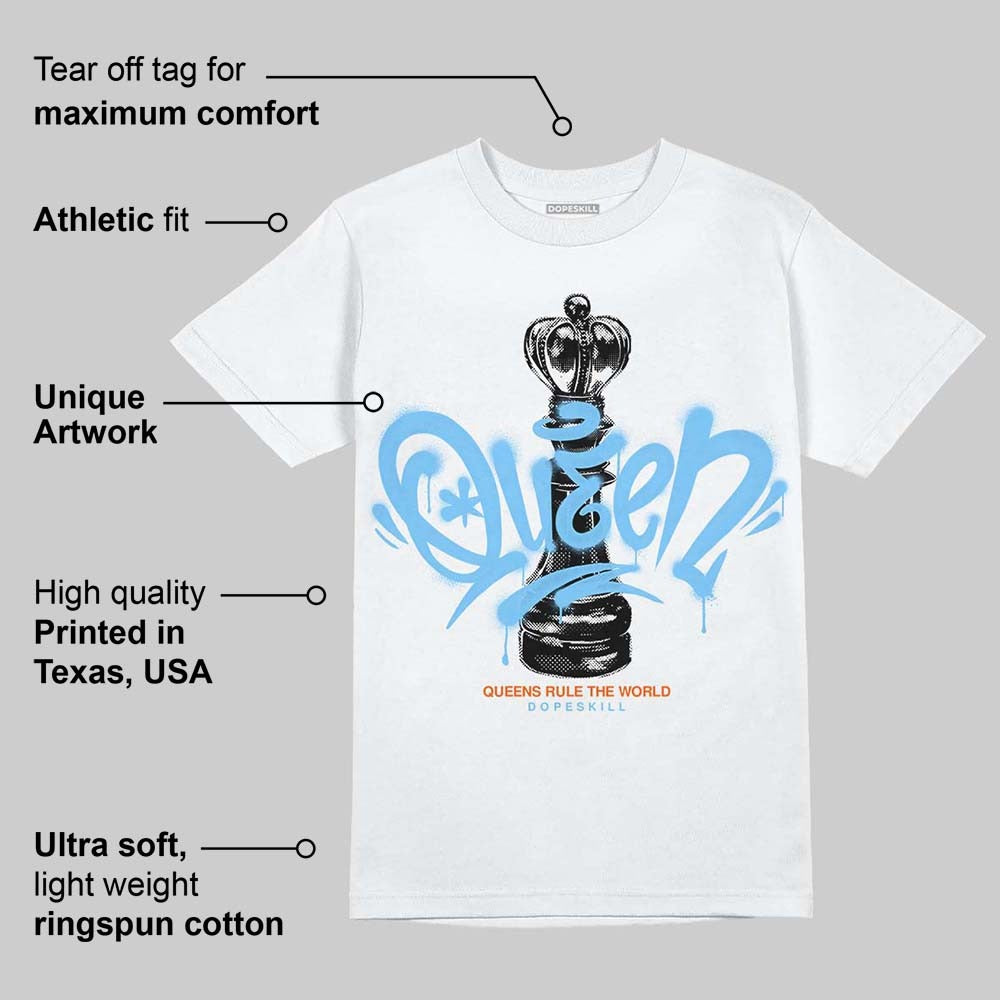 Dunk Low Futura University Blue DopeSkill T-Shirt Queen Chess Graphic