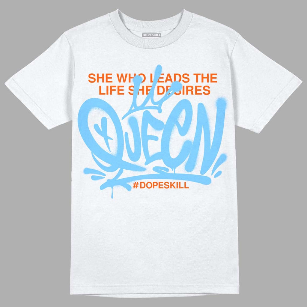 Dunk Low Futura University Blue DopeSkill T-Shirt Queen Graphic
