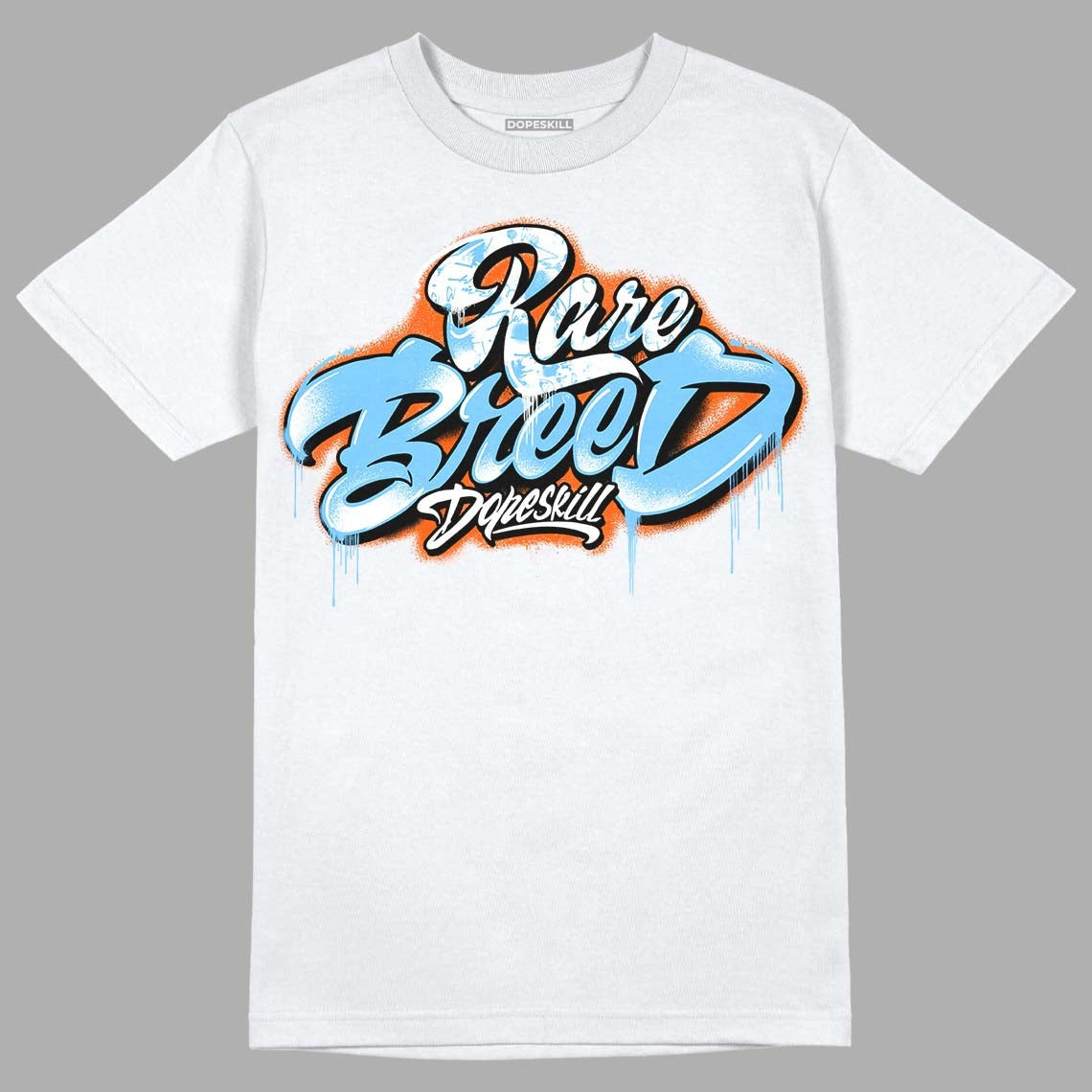 Dunk Low Futura University Blue DopeSkill T-Shirt Rare Breed Type Graphic