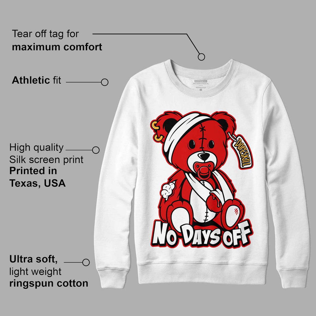 Dunk Low Gym Red DopeSkill Sweatshirt Hurt Bear Graphic