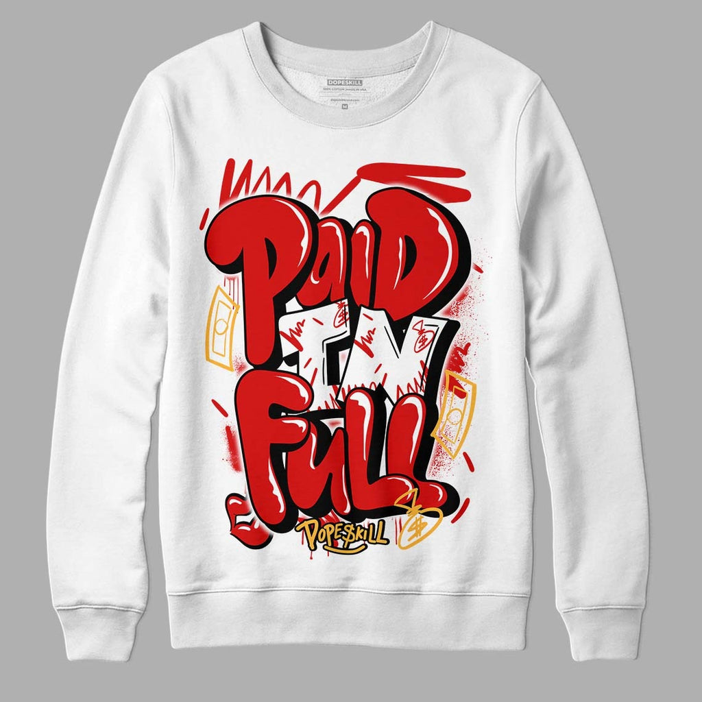 Dunk Low Gym Red DopeSkill Sweatshirt New Paid In Full Graphic