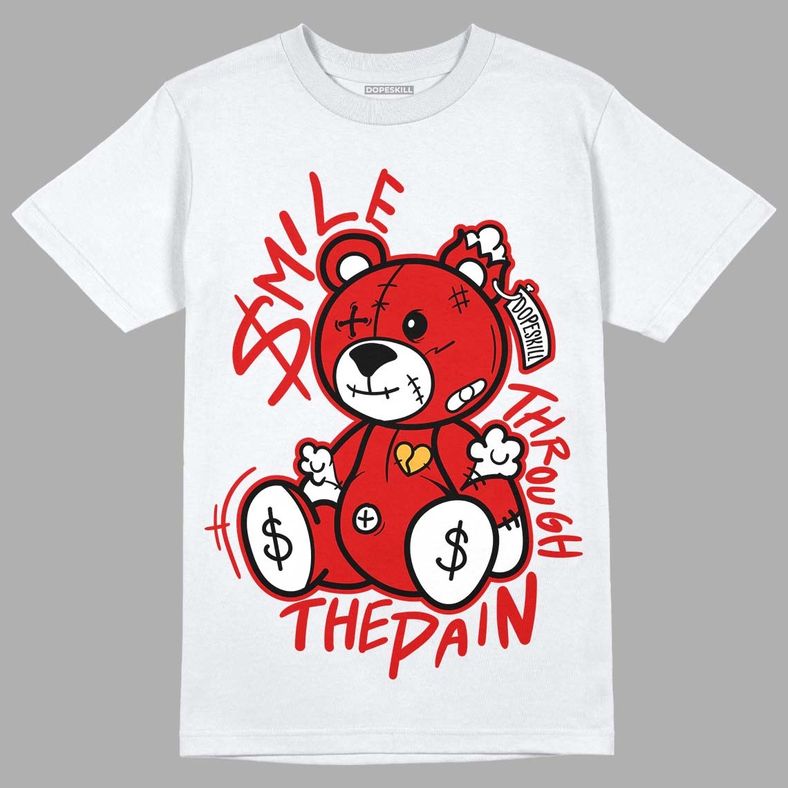 Dunk Low Gym Red DopeSkill T-Shirt BEAN Graphic