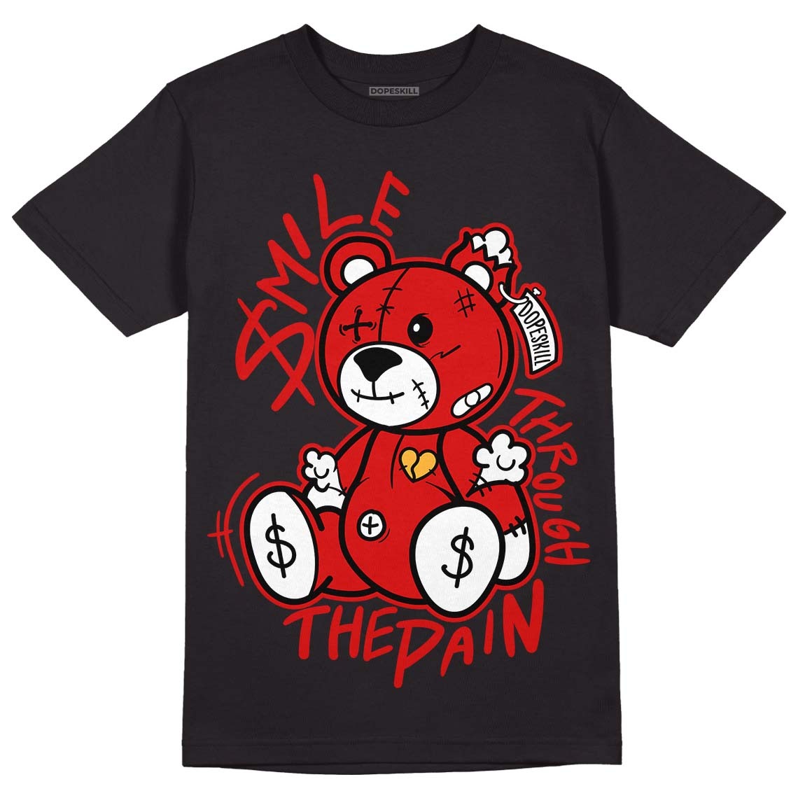 Dunk Low Gym Red DopeSkill T-Shirt BEAN Graphic
