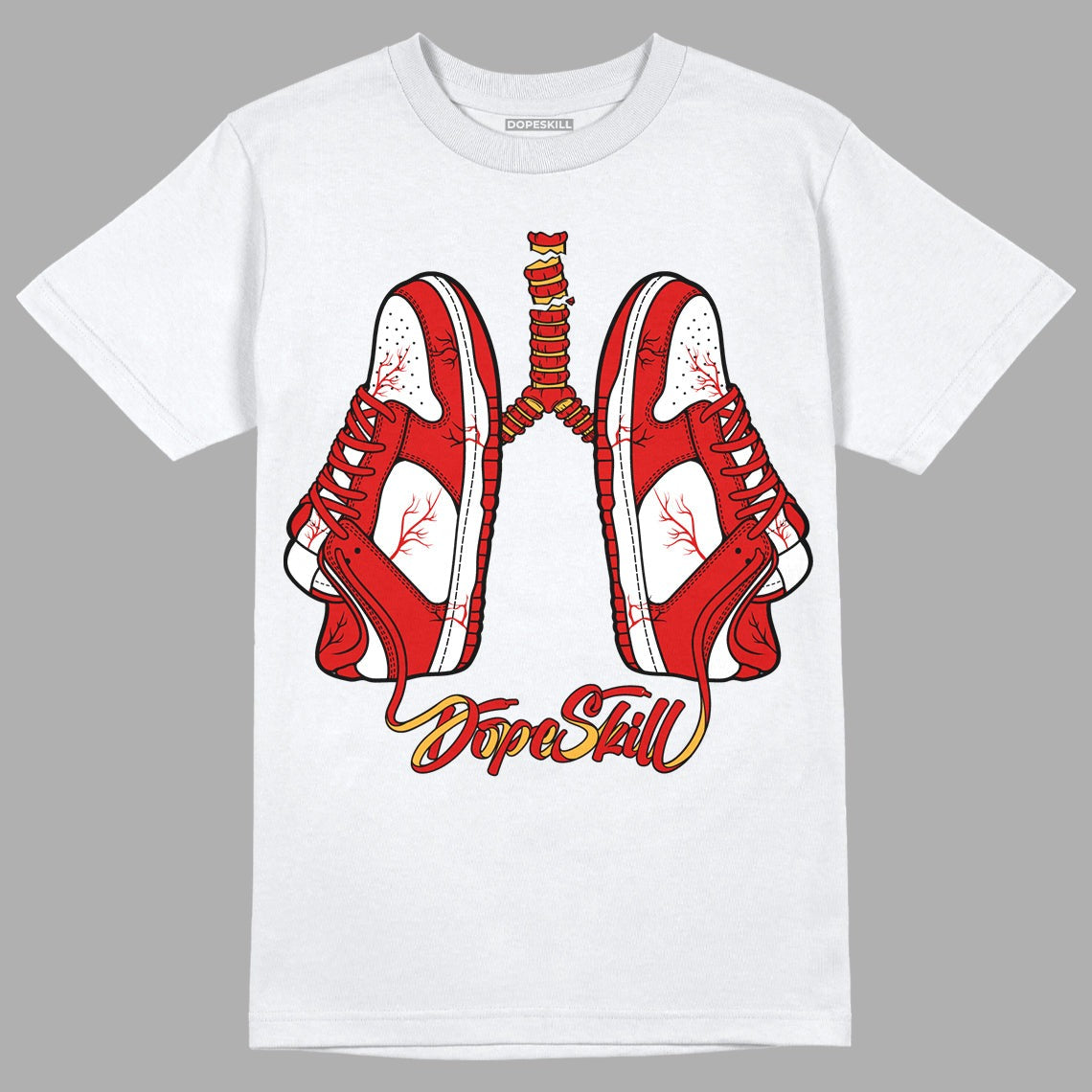 Dunk Low Gym Red DopeSkill T-Shirt Breathe Graphic