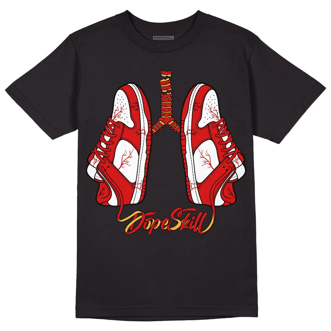 Dunk Low Gym Red DopeSkill T-Shirt Breathe Graphic