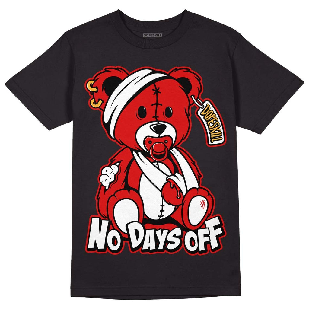 Dunk Low Gym Red DopeSkill T-Shirt Hurt Bear Graphic