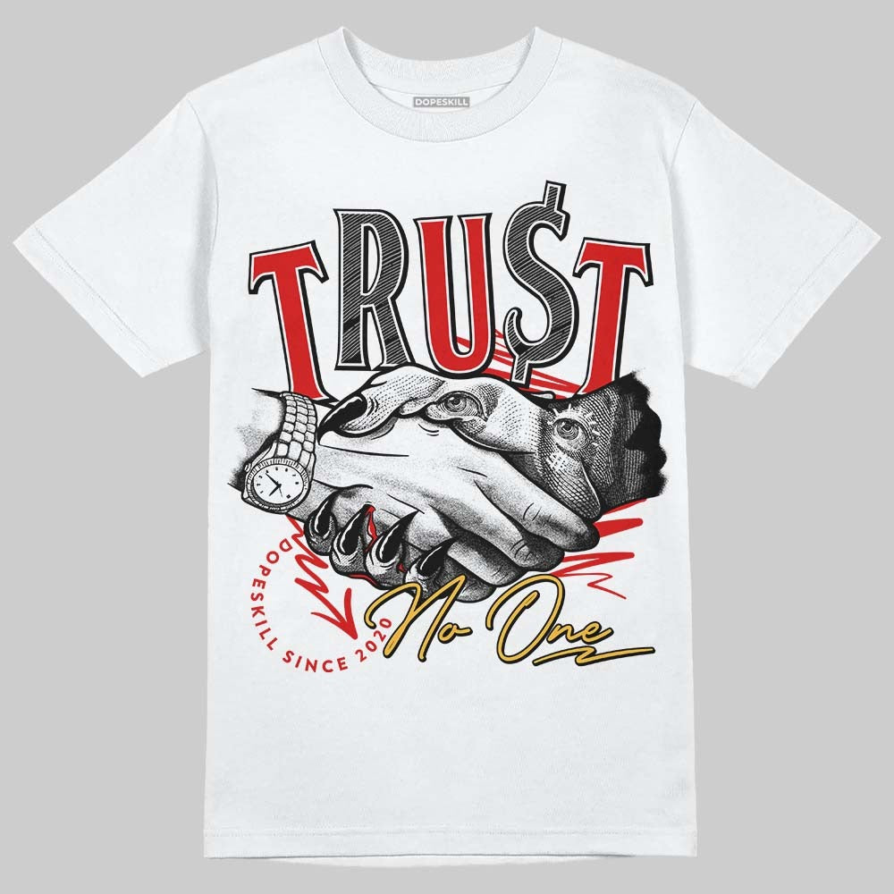 Dunk Low Gym Red DopeSkill T-Shirt Trust No One Graphic