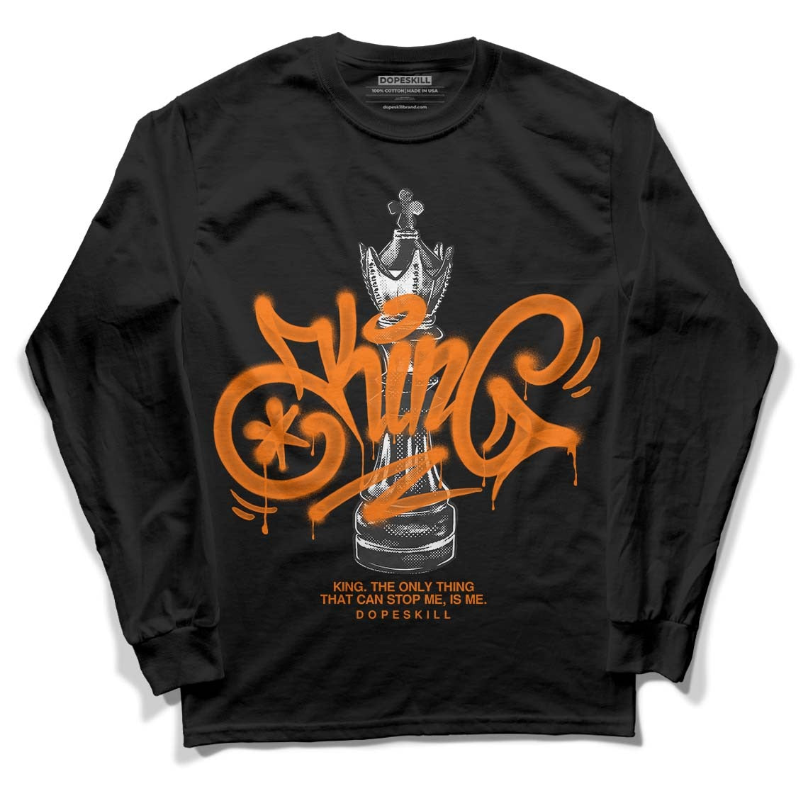 Dunk Low Magma Orange DopeSkill Long Sleeve T-Shirt King Chess Graphic