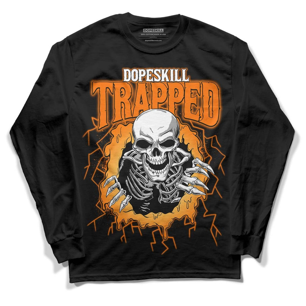 Dunk Low Magma Orange DopeSkill Long Sleeve T-Shirt Trapped Halloween Graphic