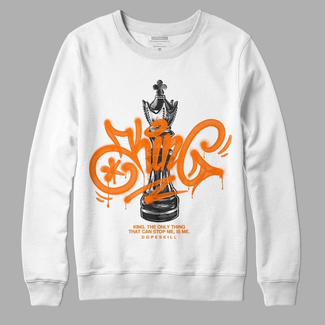 Dunk Low Magma Orange DopeSkill Sweatshirt King Chess Graphic