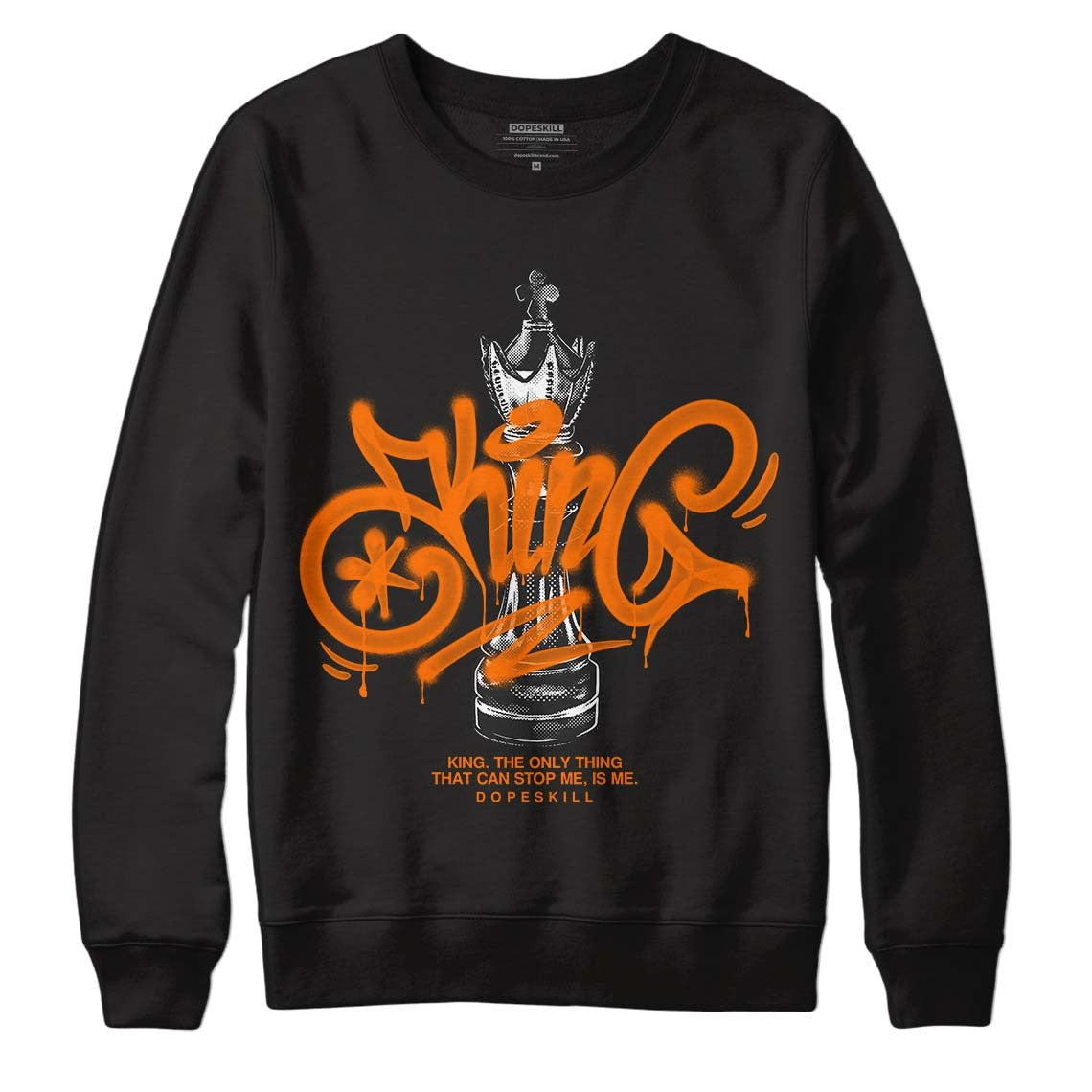 Dunk Low Magma Orange DopeSkill Sweatshirt King Chess Graphic