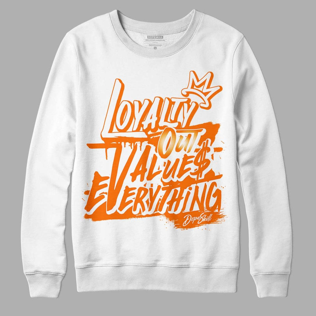 Dunk Low Magma Orange DopeSkill Sweatshirt LOVE Graphic