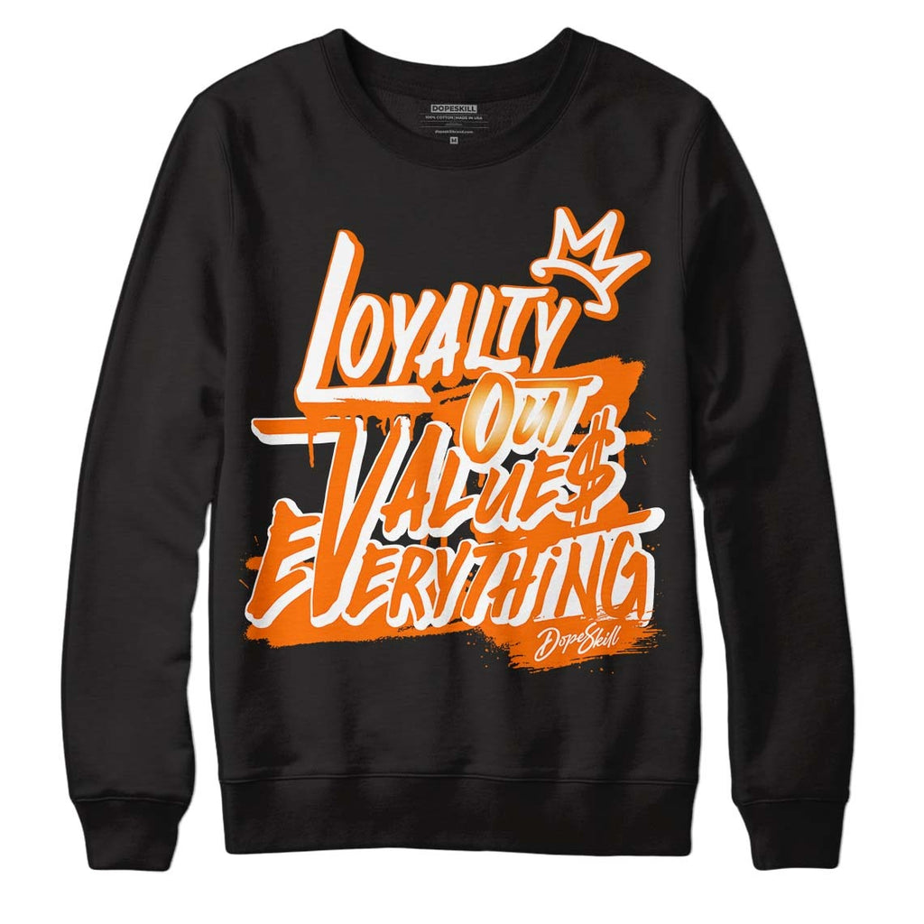 Dunk Low Magma Orange DopeSkill Sweatshirt LOVE Graphic