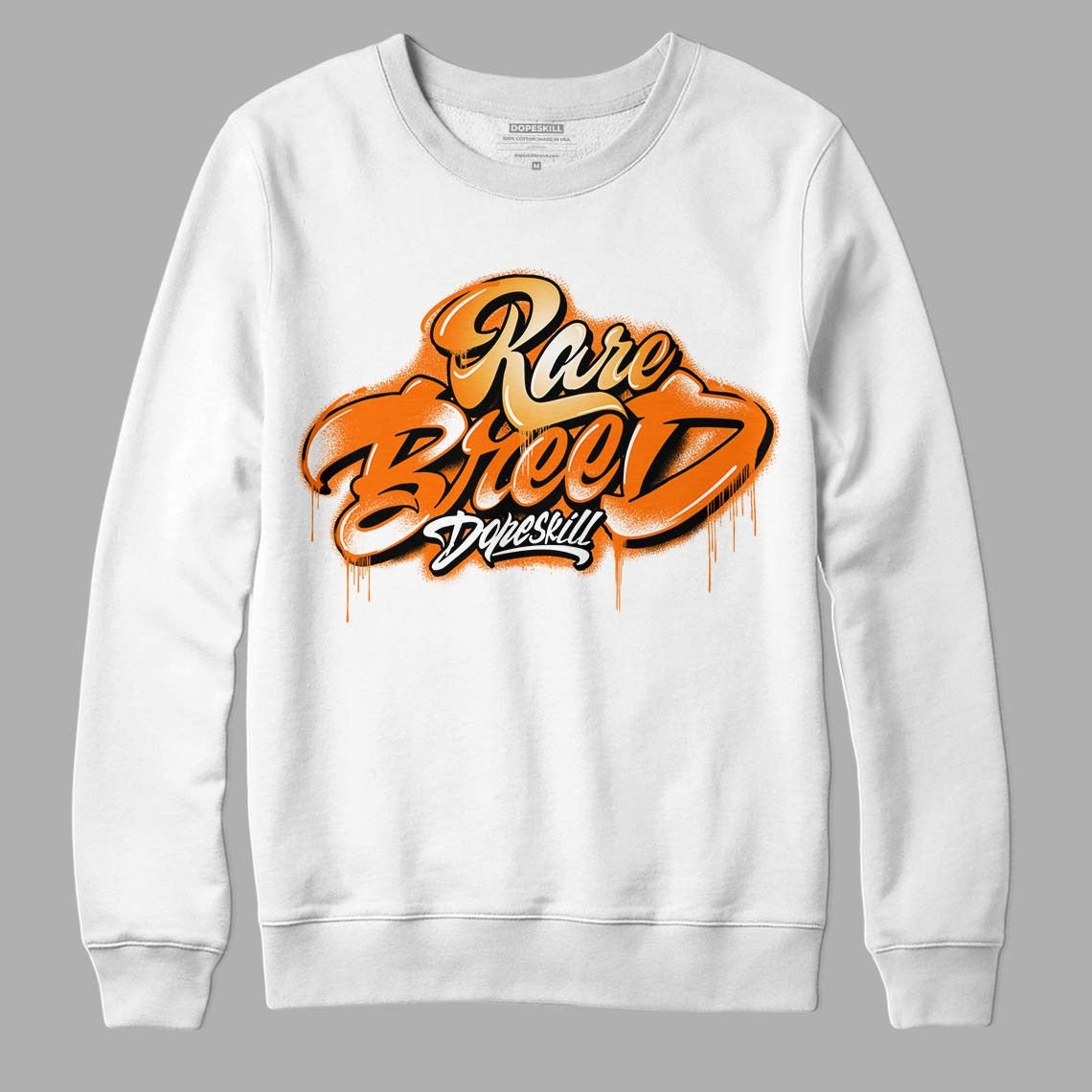 Dunk Low Magma Orange DopeSkill Sweatshirt Rare Breed Type Graphic